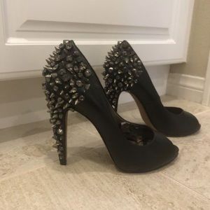 Sam Edelman Black Peep Toe Pumps